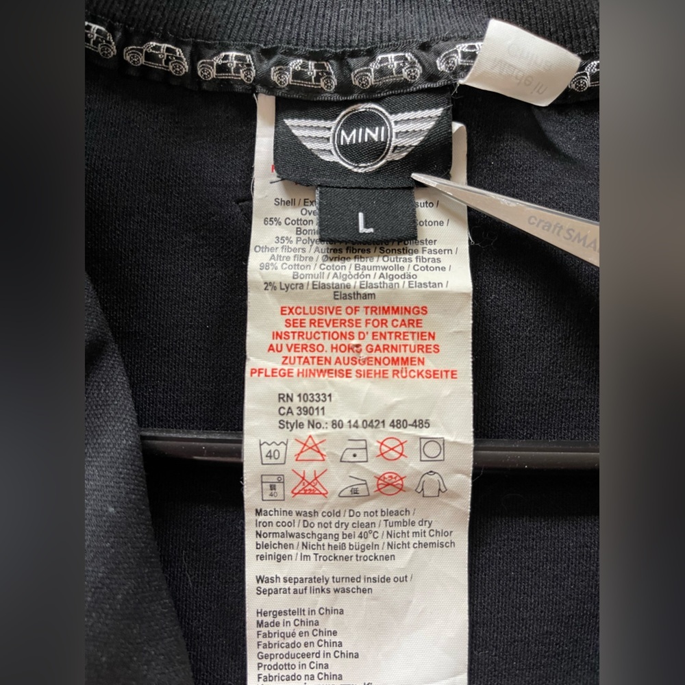Mini Cooper Zip up sweater - Picture 7 of 10